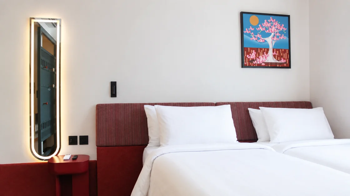 Twin room — two single beds